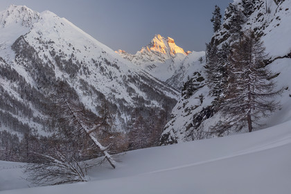 Un soir en pastel devant le mont Viso© Duncan MacArthur
