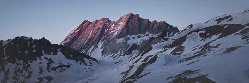 Panoramique de la Taillante au coucher de soleil ©Pierre Barrot