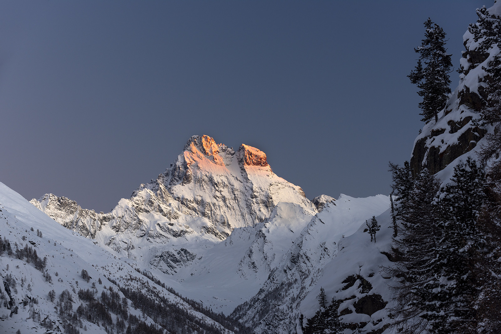Le dernier rayon sur le mont Viso© Duncan MacArthur