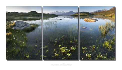 Lake Guichard and the needles of Arve