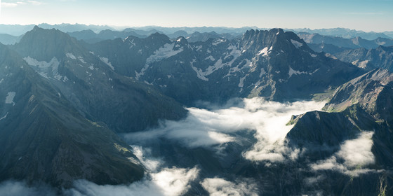 Panoramique sur le Sirac et la vallée du Valgaudemar ©Pierre Barrot