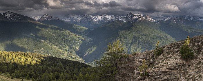 Vue sur Molines et la vallée de la Blanche© Duncan MacArthur