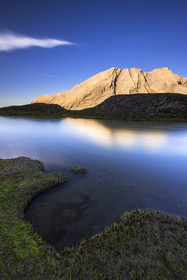 Le bleu du Queyras au lac de l'échassier et la Taillante.© Duncan MacArthur