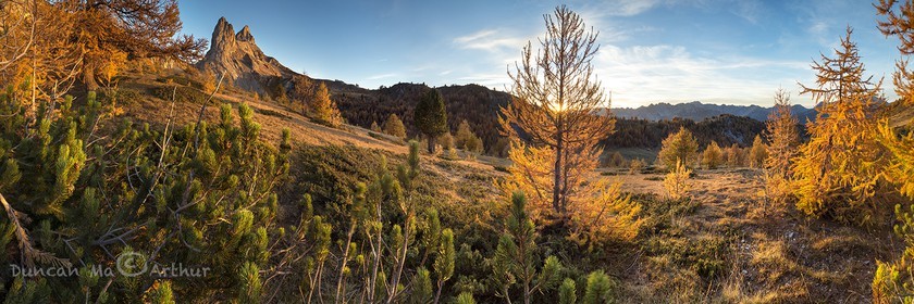 La pointe de la Selle, un coucher d'automne© Duncan MacArthur