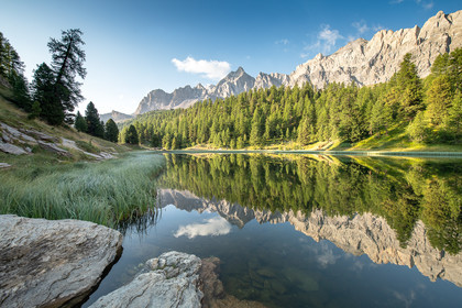 Lac Miroir un matin d'été - Ceillac ©Pierre Barrot